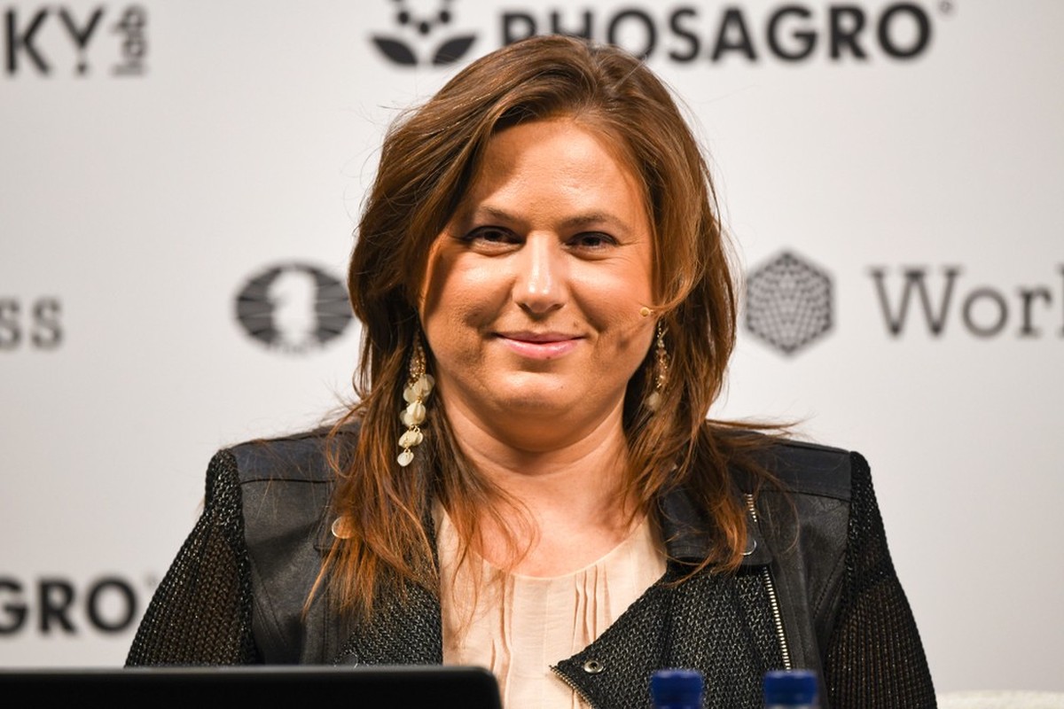 Judit Polgar, championne d'échecs hongroise.