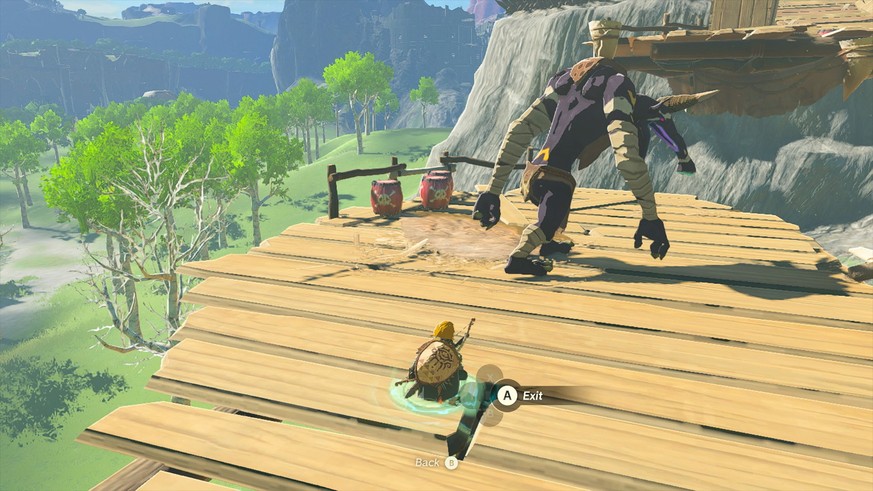 Another new ability: you can jump on this platform from below or jump to the surface from a cave. With the ultra hand you can freely build all kinds of vehicles, even drivable ...