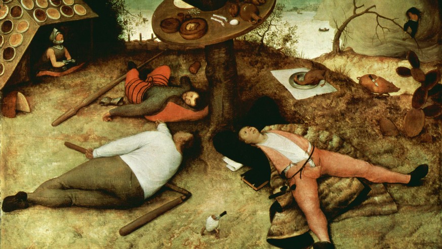 Pieter Bruegel der Aeltere Schlaraffenland WikiCommons