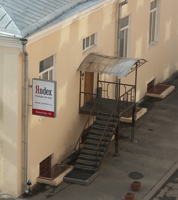 Das erste Büro von Yandex in der Wawilowa-Strasse in Moskau.