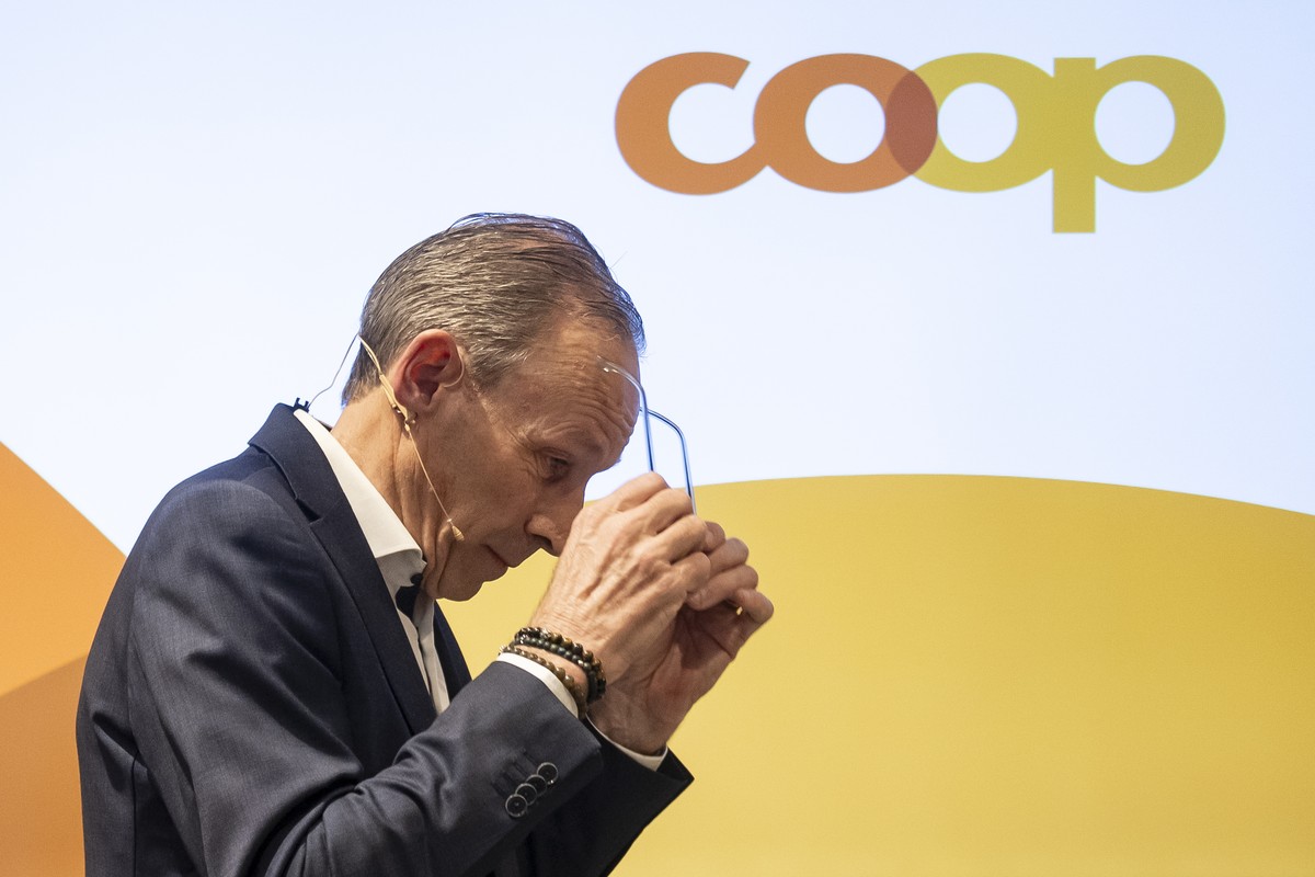 Philipp Wyss, Vorsitzender der Geschaeftsleitung, nach der Bilanzmedienkonferenz von COOP, am Dienstag, 17. Februar 2026, in Dietikon. (KEYSTONE/Andreas Becker)