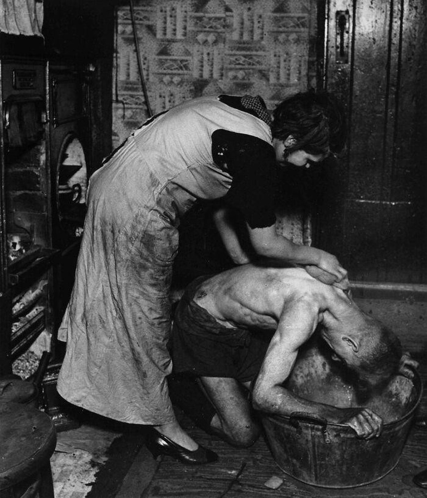 Coal-Miner’s Bath, Chester-Le-Street, Durham, England, 1937