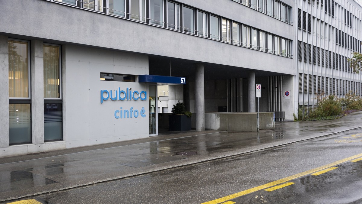 Der Hauptsitz der Pensionskasse des Bundes Publica am Donnerstag, 8. Oktober 2026 in Bern. Die Publica gehoert zu den groessten oeffentlich-rechtlichen Vorsorgeeinrichtungen des Landes. Bei einem Cybe ...