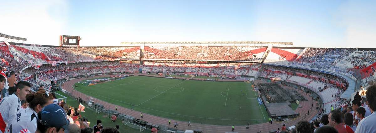 Zu Besuch bei einem der zwei Grossen: Im Estadio Monumental von River Plate.