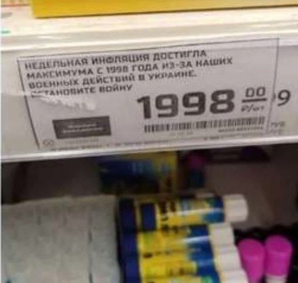 Wegen ihrer Anti-Kriegs-Aktion in einem russischen Supermarkt muss Aleksandra Skochilenko ins Gefängnis.