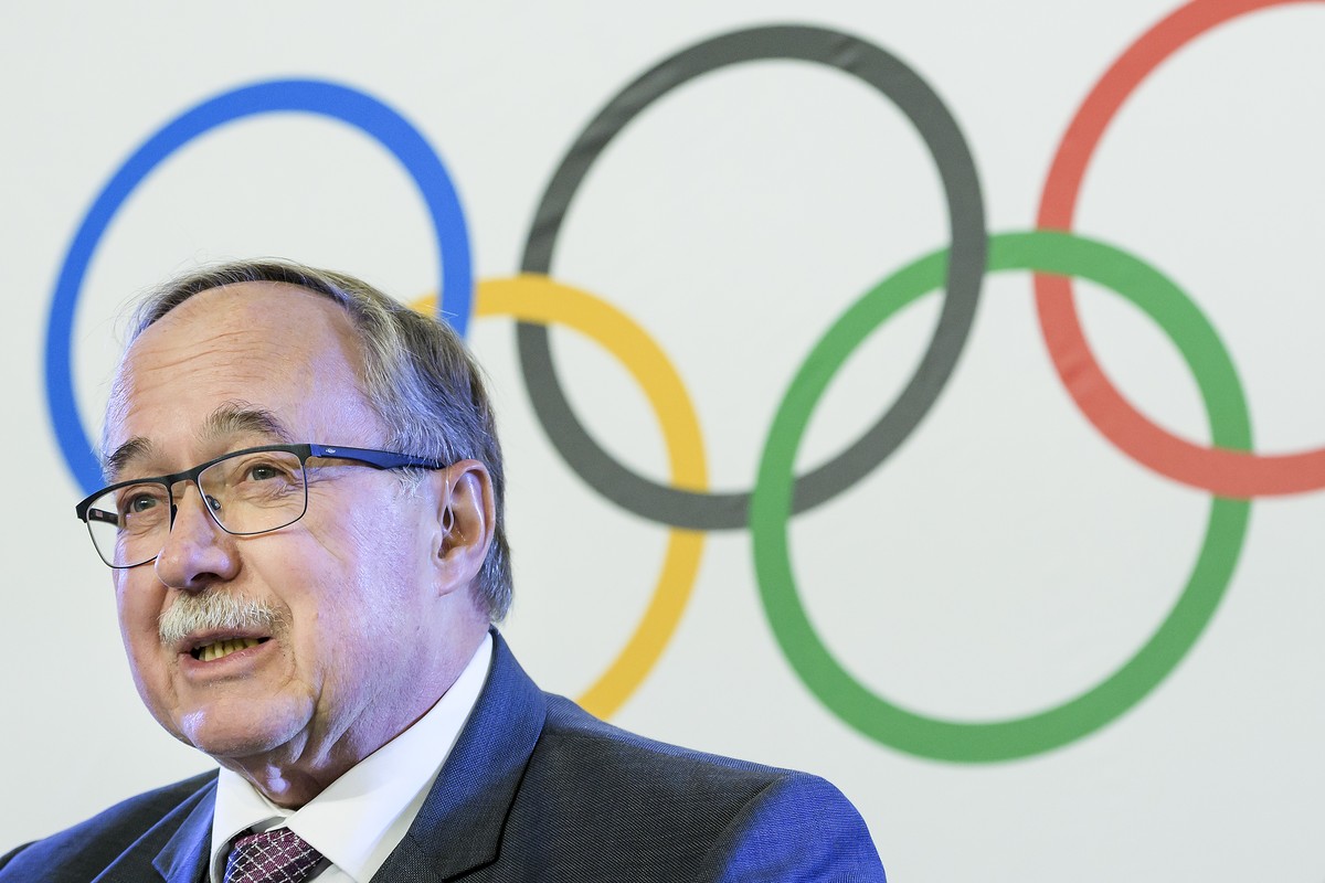 Samuel Schmid, President of the IOC Inquiry Commission and former President of Switzerland, reacts during a press conference after an Executive Board meeting, in Lausanne, Switzerland, Tuesday, Decemb ...