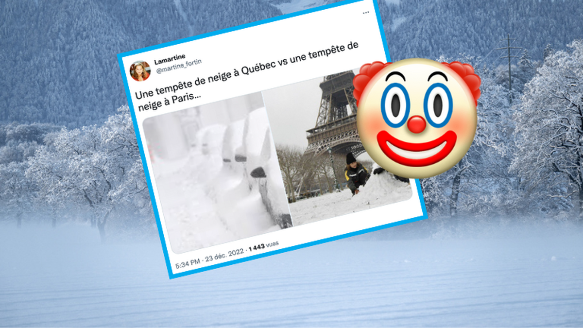 Le Québec se moque (encore) de la France paralysée par la neige