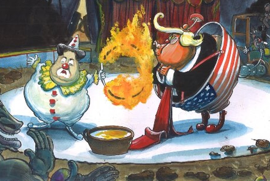 «Send in the clowns!» – das Treffen von Trump und Kim in 12 Karikaturen