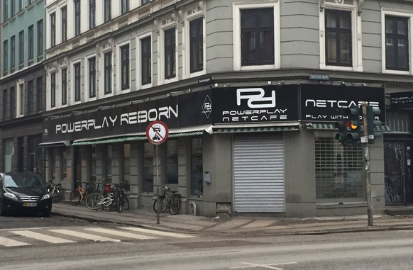 Internetcafé: Hier soll sich El-Hussein aufgehalten haben, bevor er bei der Synagoge einen Menschen erschoss