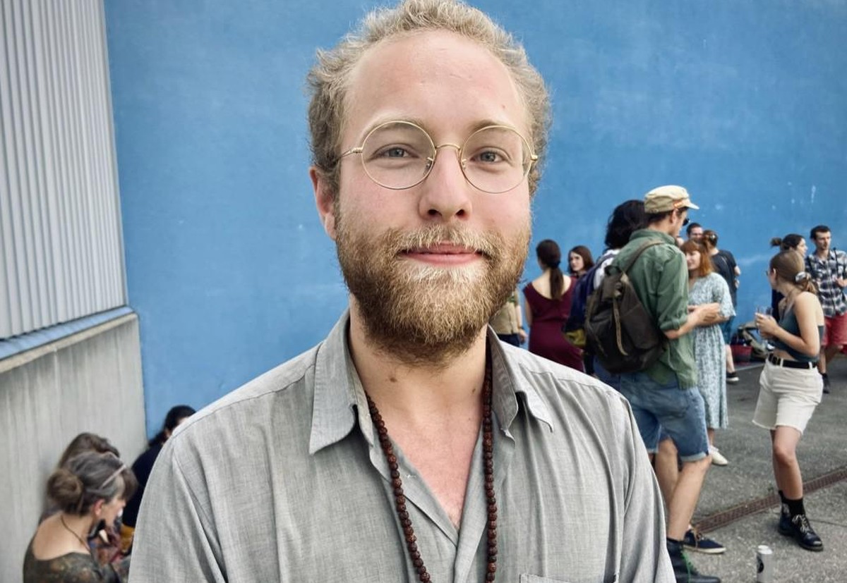 A Fribourg, les activistes du climat sont condamnés. Ici Jonas Piller, militant d'Extinction Rebellion.