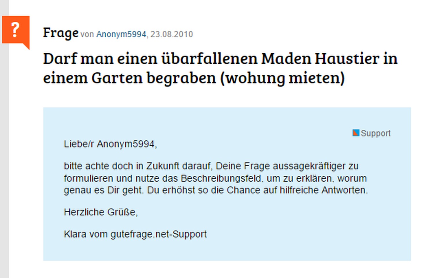 Anschreiben gutefrage mädchen