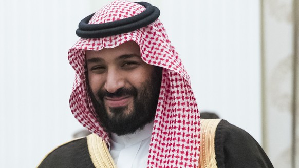 FILE - This May 30, 2017 file photo, shows Saudi Crown Prince and Defense Minister Mohammed bin Salman, (MBS), in Moscow&#039;s Kremlin, Russia. The Wall Street Journal is reporting that Saudi officia ...