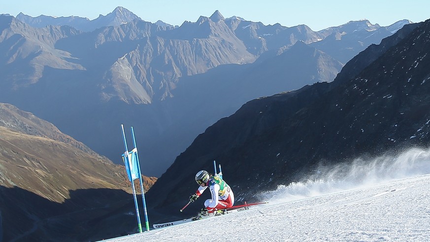 ABD0018_20191026 - SÖLDEN - ÖSTERREICH: Wendy Holdener (SUI) am Samstag, 26. Oktober 2019, während dem 1. Durchgang im Riesentorlauf der Damen am Rettenbachferner in Sölden. - FOTO: APA/EXPA/JOHANN GR ...