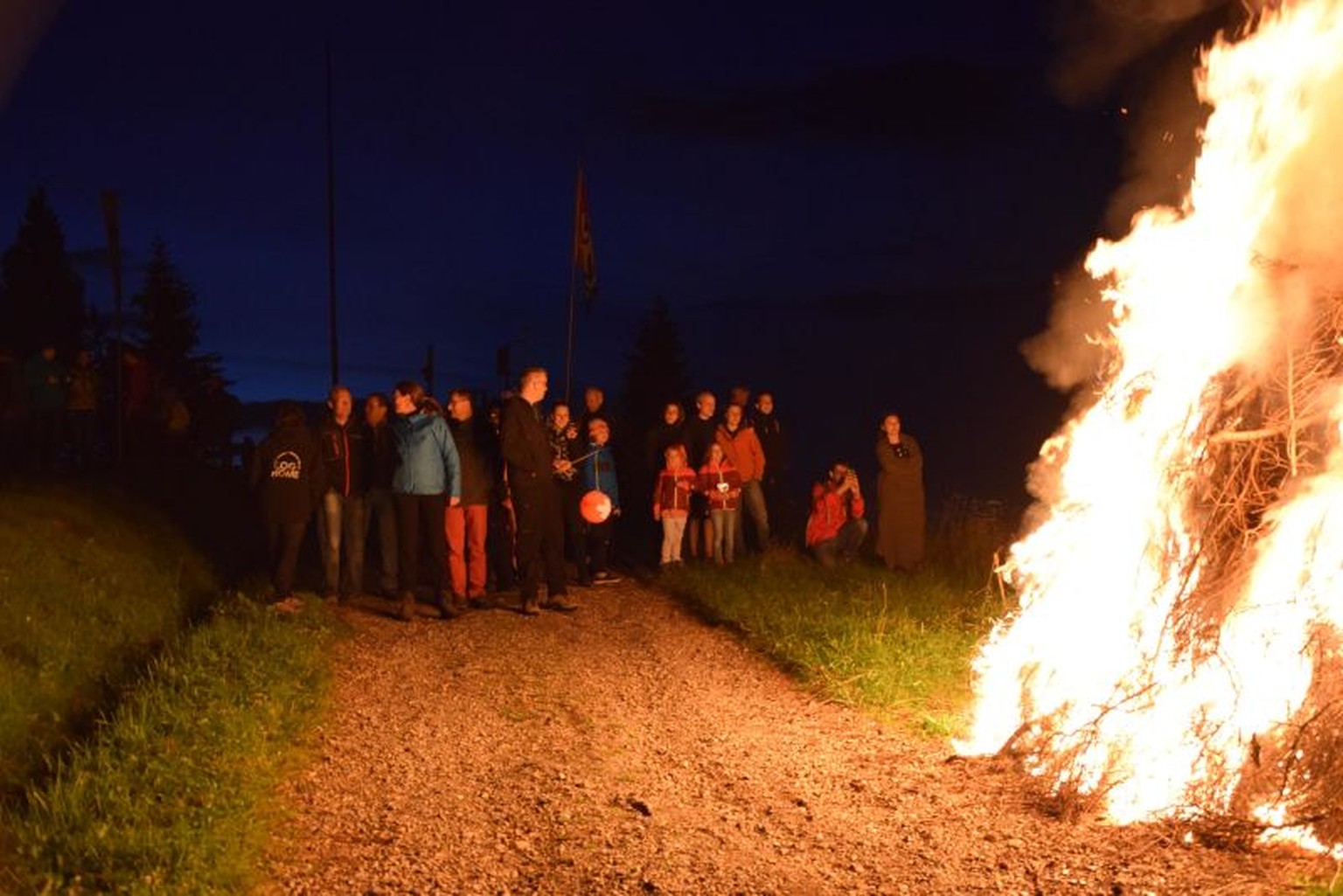 Höhenfeuer auf der Rigi