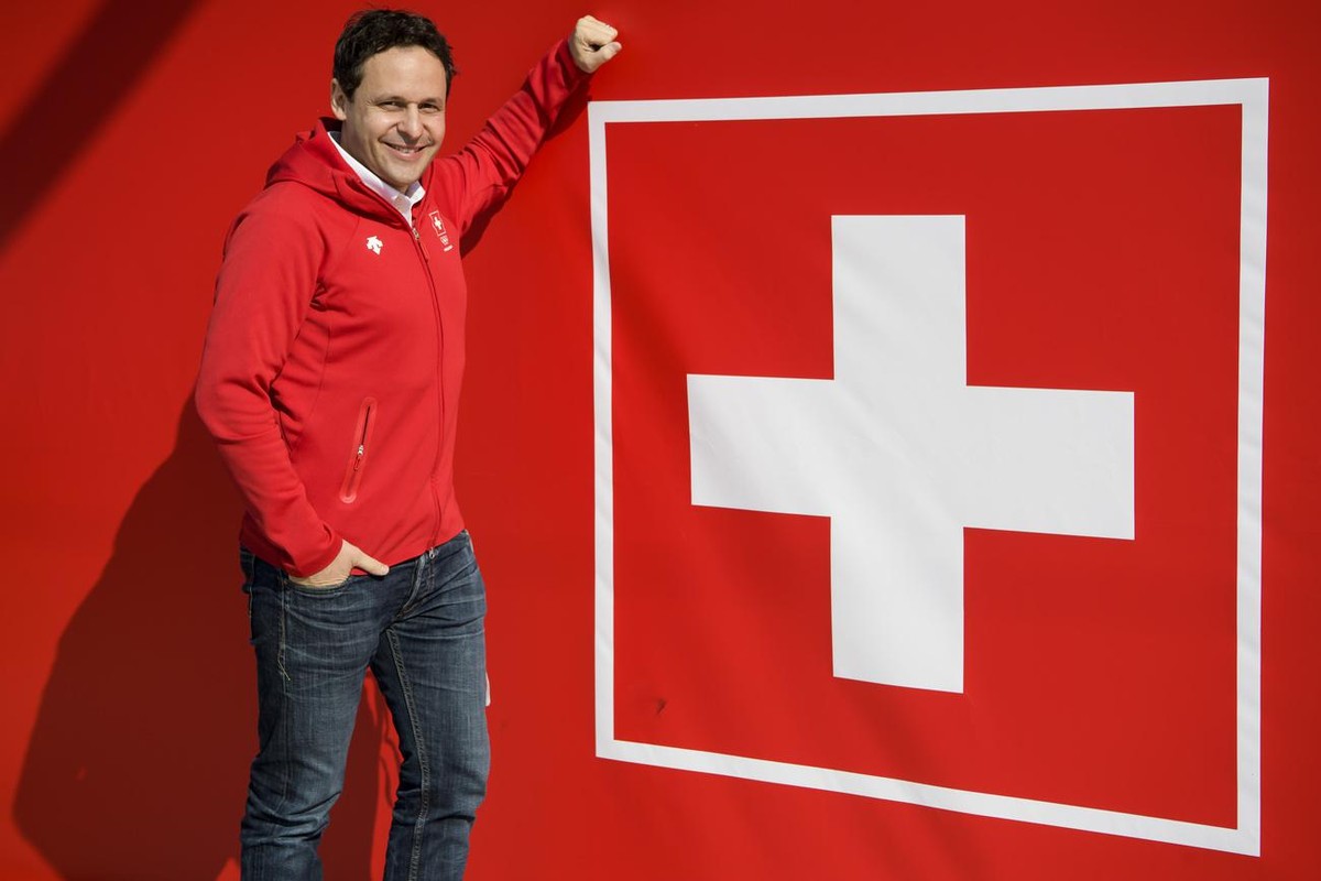 Swiss Olympic Chef de Mission Ralph Stoeckli poses during a media conference in the House of Switzerland one day prior to the opening of the XXIII Winter Olympics 2018 in Pyeongchang, South Korea, on  ...