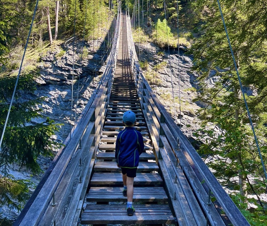 Via Mala Hängetreppe und Gänge