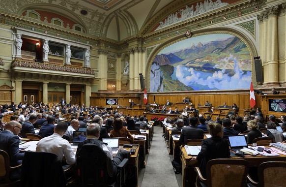 Der Nationalrat debattiert waehrend der Wintersession der Eidgenoessischen Raete, am Donnerstag, 5. Dezember 2019 im Nationalrat in Bern. (KEYSTONE/Anthony Anex)