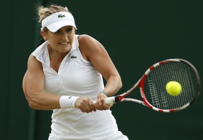 ... als Timea Bacsinszky. Die Westschweizerin trifft auf French-Open-Siegerin Maria Scharapowa.