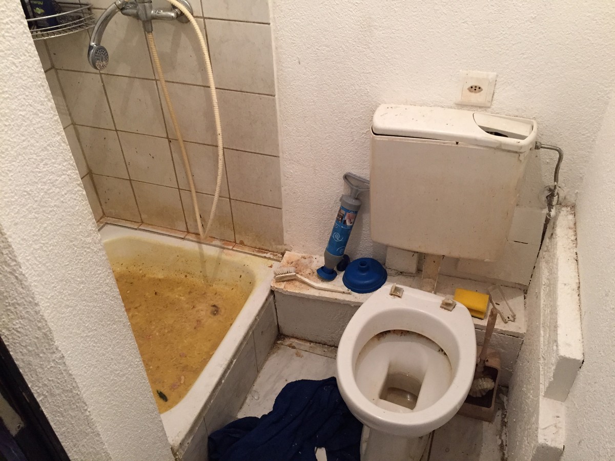 Sanitäre Einrichtungen im Haus des mutmasslichen Mietwucherers Peter S.&nbsp;