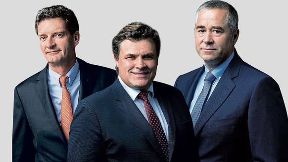 Die Gründer der Partners Group (von links): Urs Wietlisbach, Alfred Gantner und Marcel Erni.