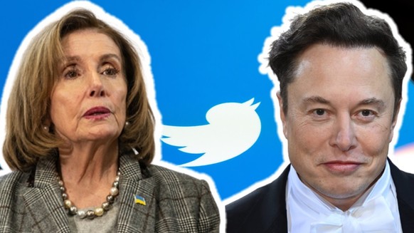 Nancy Pelosi and Elon Musk.