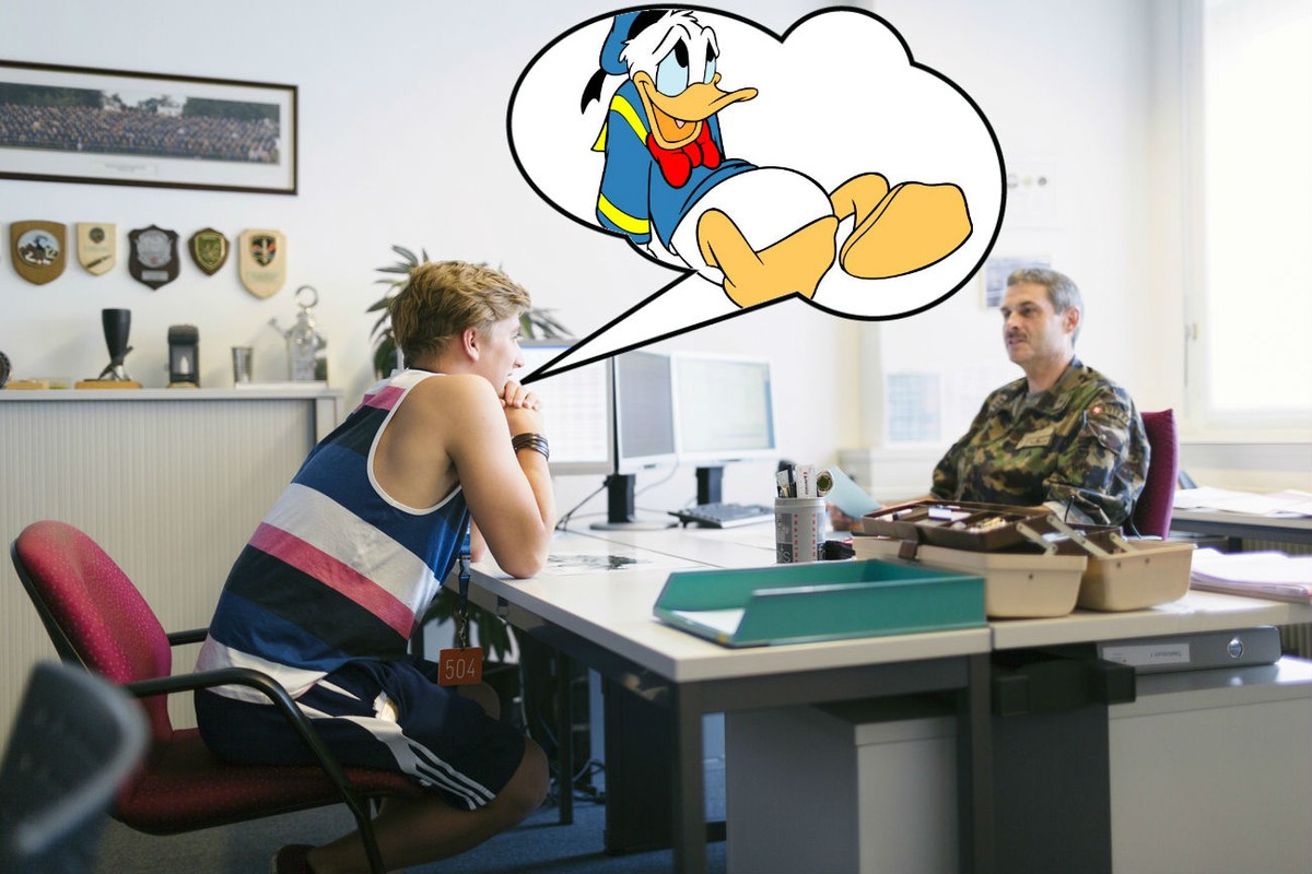 Sprechblase Donald