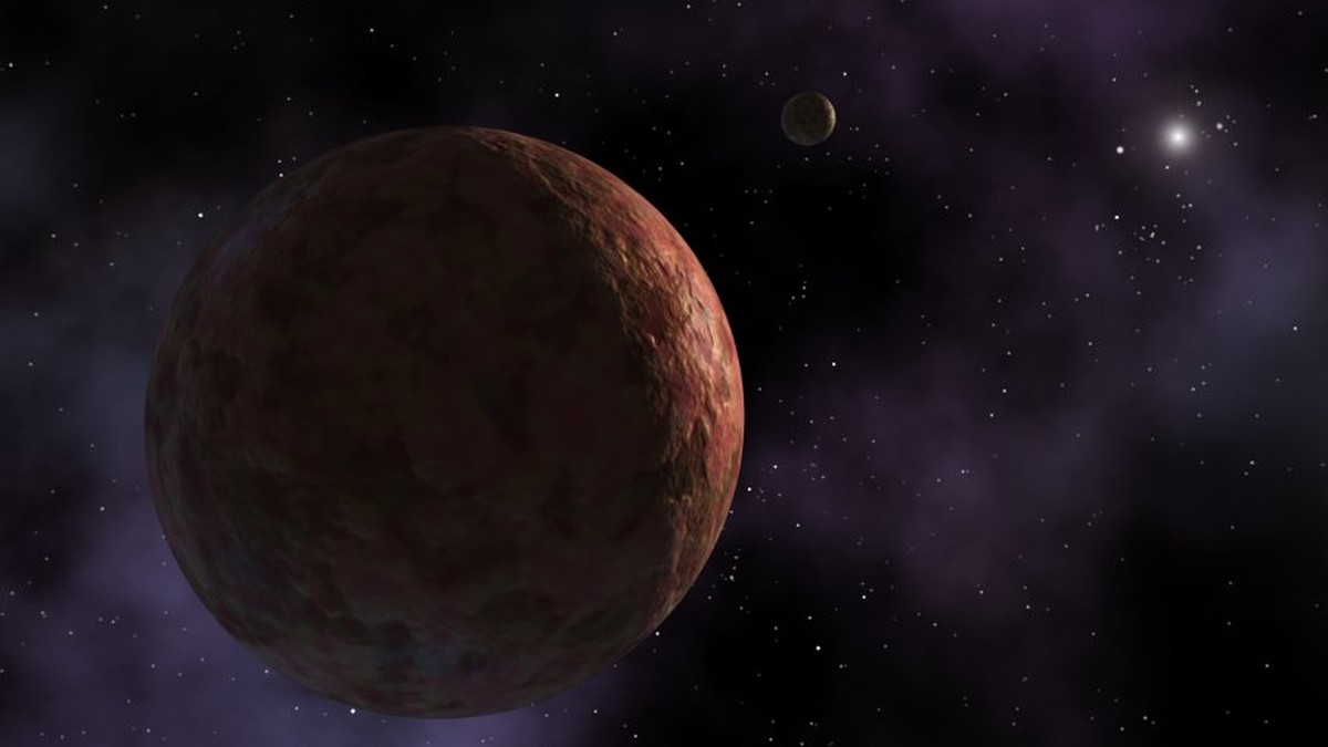 In this artist&amp;#039;s visualization, the newly discovered planet-like object, dubbed &amp;quot;Sedna,&amp;quot; is shown where it resides at the outer edges of the known solar system. The object i ...
