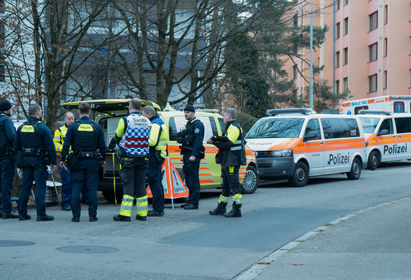 Zwei Personen wurden mit einer Rauchgasvergiftung ins Spital gebracht.