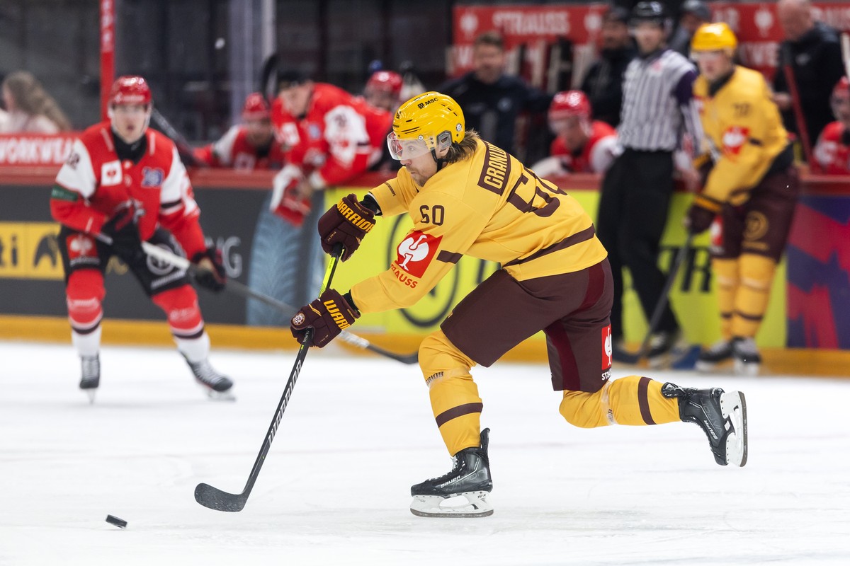 Markus Granlund (GSHC) during the Champions Hockey League between Switzerland's Lausanne HC, LHC and Switzerland's Geneve-Servette HC, GSHC, at the Vaudoise Arena in Lausanne, Switzerland, T ...