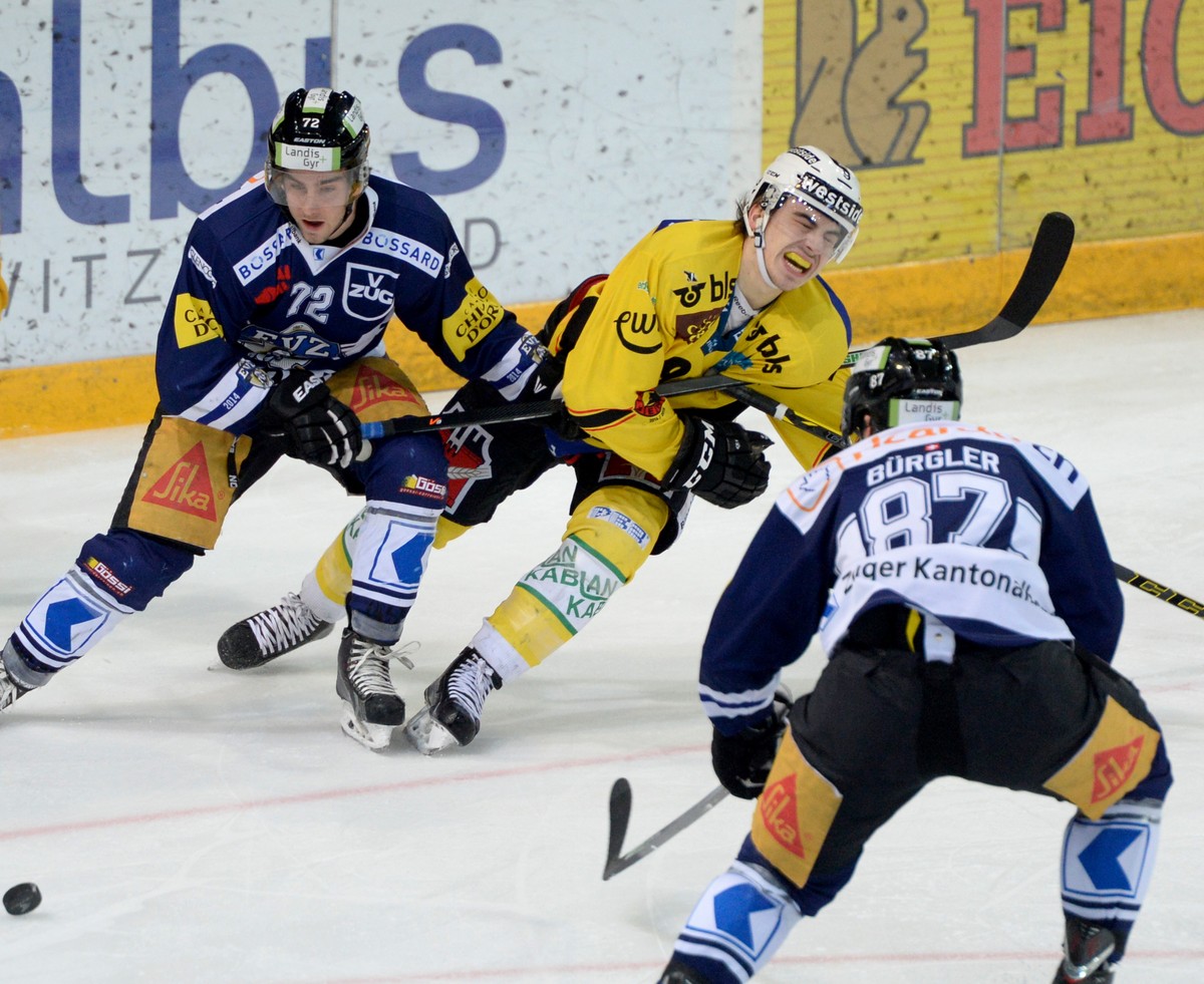 Samuel Kreis vom SC Bern wurde als erster Spieler in der National League A für eine Schwalbe finanziell gebüsst.&nbsp;