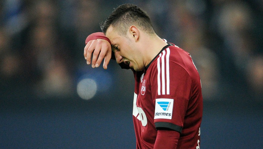 Enttäuschung bei Josip Drmic – Nürnberg ist abgestiegen.