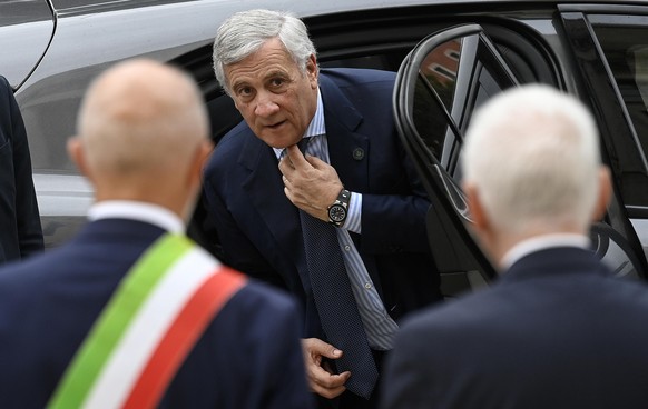 epa11677700 Italian Minister of Foreign Affairs Antonio Tajani, participates in the second day of the G7 Development Ministers��� Meeting in Pescara, Italy, 23 October 2024. The G7 Development Ministe ...