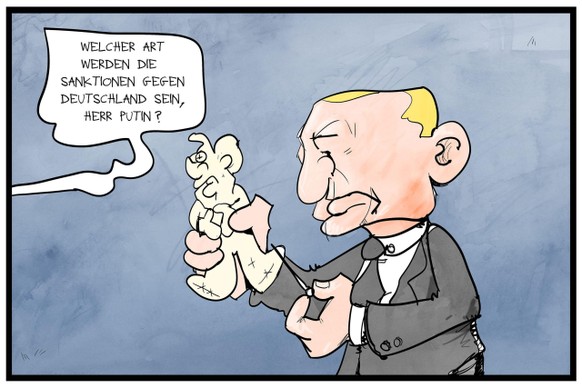 23 Karikaturen, die Putins Angriffskrieg schonungslos ehrlich beschreiben\nVielleicht hilft ja Voodoo weiter wenn drohen nichts mehr nÃ¼tzt.