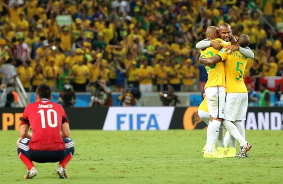 Halbfinal-Einzug! Seit mehr als einem Jahrzehnt war Brasilien nicht mehr so gut. Kein Wunder, wird die Freude darüber noch wochenlang grenzenlos sein.