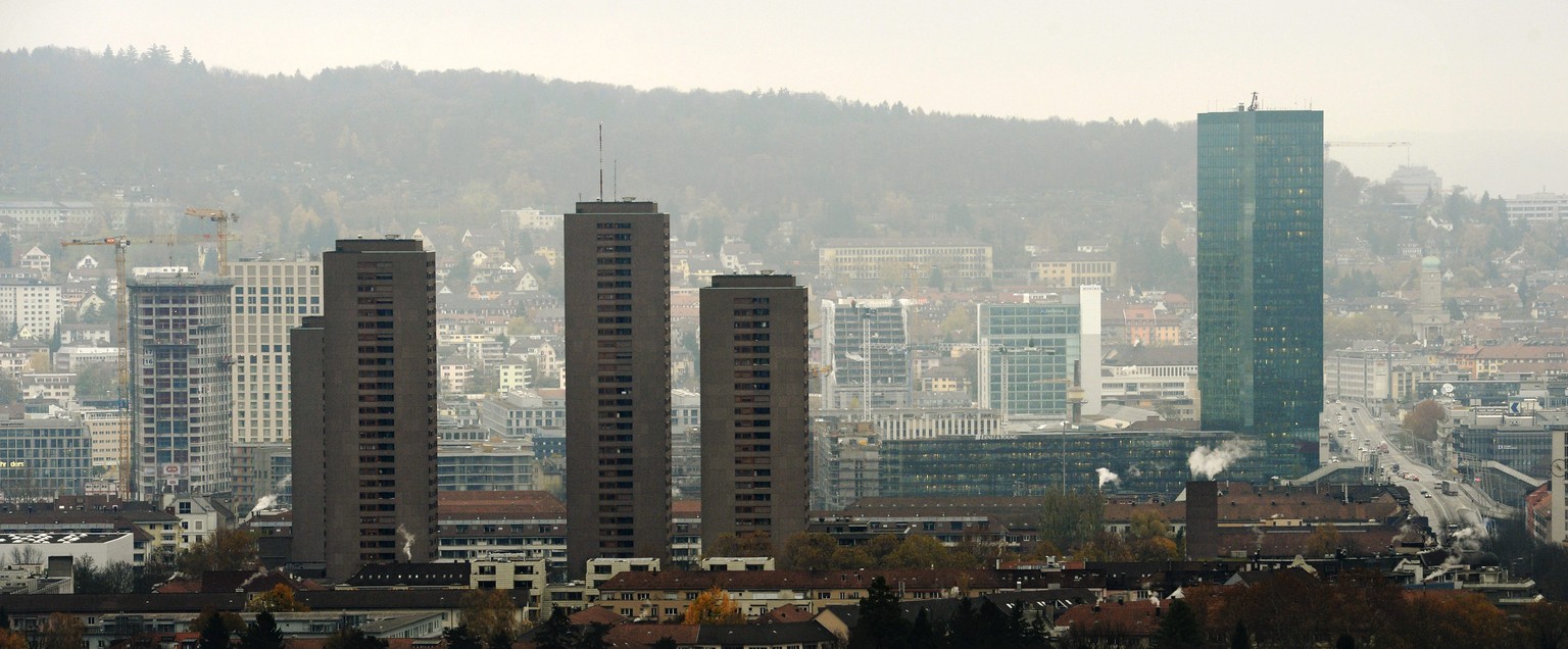 Skyline von Zürich.