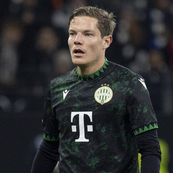 UEFA Europa League: Eintracht Frankfurt - Ferencvaros Budapest, 23.01.2025 Stefan Gartenmann Ferencvarosi Torna Club Budapest 3, Freisteller, Portrait / Portr