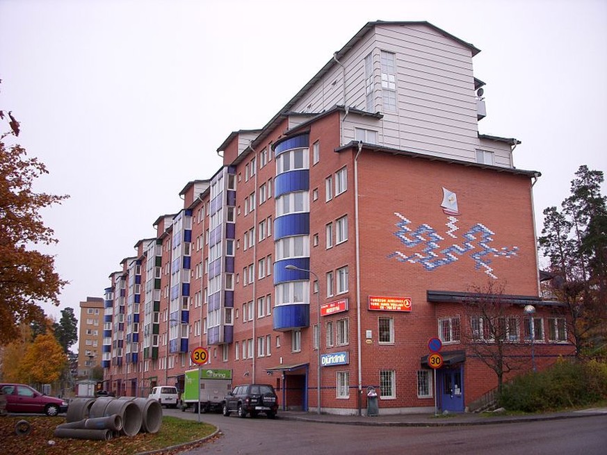 Das Nordische Modell: sozialer Wohnungsbau in Rinkeby, Schweden.
