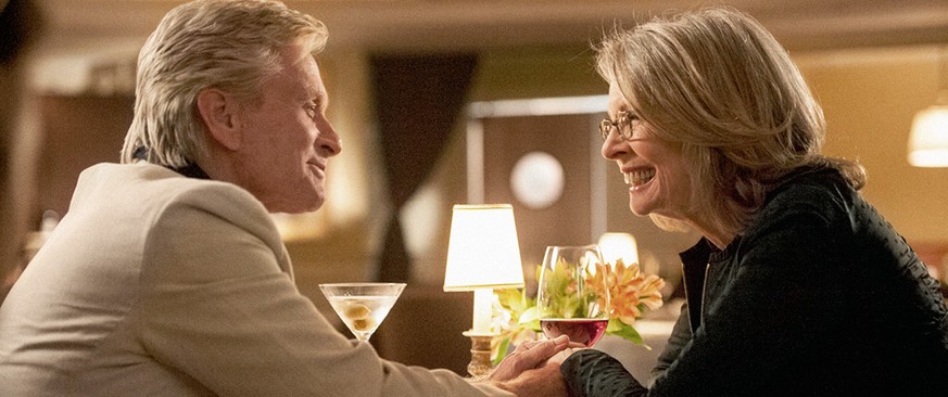 Zwei Hollywood-Hasen haben Spass miteinander: Michael Douglas und Diane Keaton.