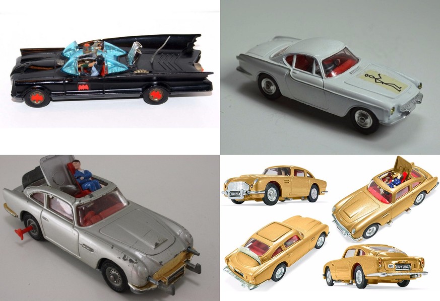 corgi batmobile the saint volvo james bond aston martin db5 http://www.ebay.co.uk/itm/CORGI-CC04203-James-Bond-Aston-Martin-DB5-Gold-50th-Anniversary-Goldfinger-/331477940327