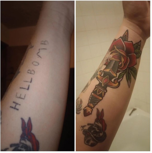 Aus hässlichem Tattoo wird schönes Tattoo: Die besten Cover-ups