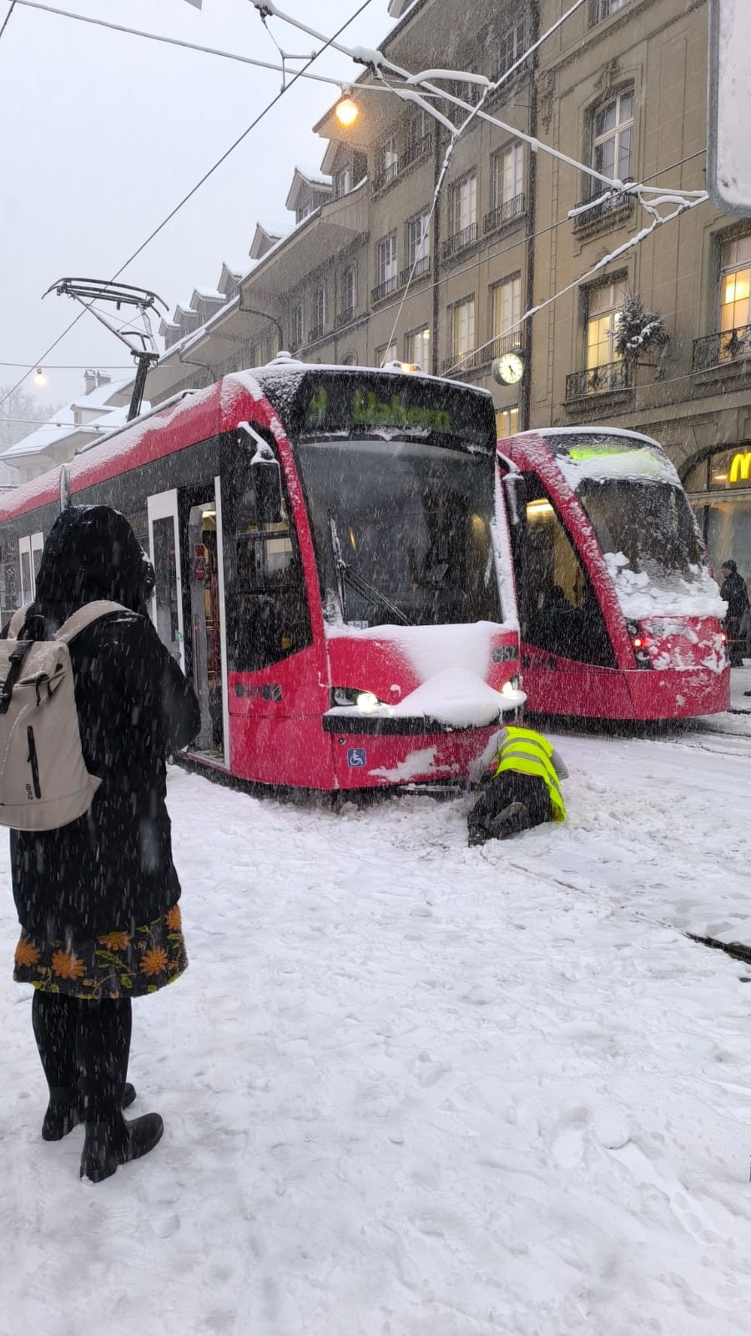 Erster Schnee in Bern, 21. November 2024