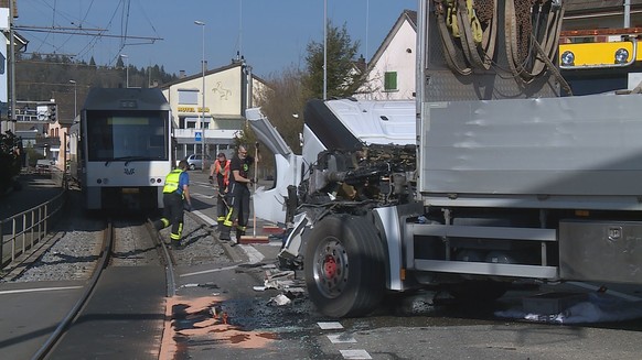 Unfall in Unterenberg AG; 04.03.2025.
