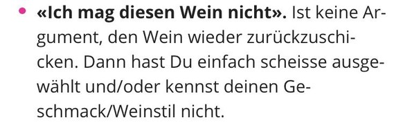 Wein bestellen im Restaurant â wenn du darauf achtest, werden dich alle lieben
Als langjÃ¤hriger Kellner sag ich dazu: Yes! Danke!