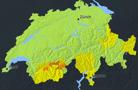 Waldbrandgefahr Schweiz 13. Oktober 2025