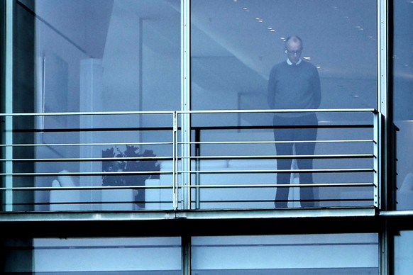 German Chancellor Friedrich Merz,stands in his office in the chancellory in Berlin, Germany, Sunday, Dec. 14, 2025. (AP Photo/Maryam Majd)
Germany Russia Ukraine War
