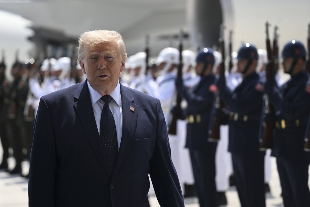Donald Trump, ici pour le sommet de l'Otan à Ankara, en Turquie, le 7 juillet.
