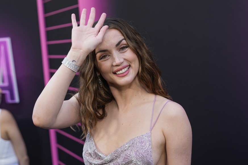 Ana de Armas arrives at the premiere of "Ballerina" on Tuesday, June 3, 2025, at TCL Chinese Theatre in Los Angeles. (AP Photo/Chris Pizzello)
Ana de Armas