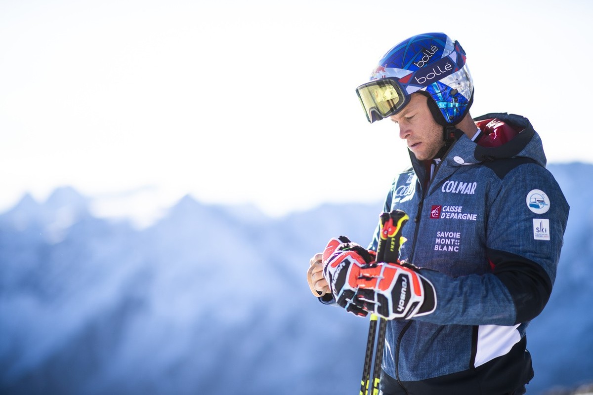 Alexis Pinturault of France pictured during training prior the FIS Alpine Ski World Cup season in Soelden, Austria, on Friday, October 22, 2021. The Alpine Skiing World Cup season 2021/22 will be open ...