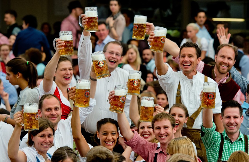 Auf der Wiesn wird wieder «g'suffa».