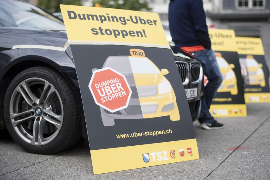 Am Dienstag wehren sich die Taxi-Chauffeure in Zürich gegen Uber.